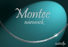 Montec - náramek stříbřený 